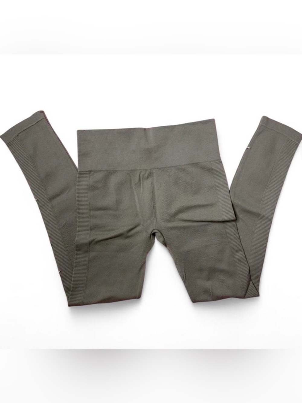 NWT Taupe Ribbed Leggings